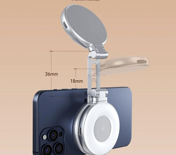 ReformMe™ Magnetic LED Phone Lamp with Mirror