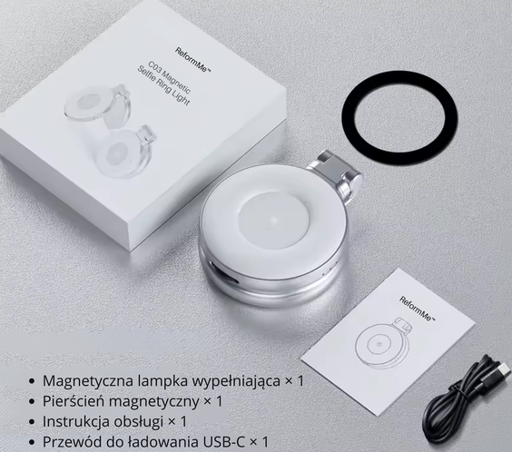 ReformMe™ Magnetic LED Phone Lamp with Mirror